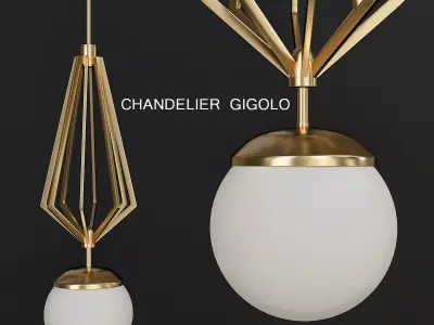 CHANDELIER GIGOLO 3d model Low-poly 3D model