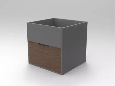 Ticino Plant Pot Low-poly 3D model