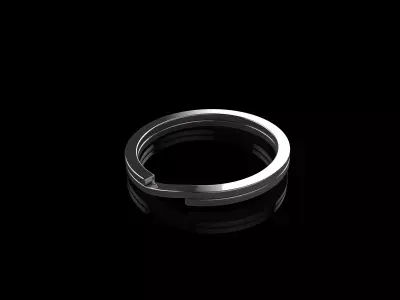 Small Keyring Free 3D model