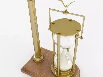Hourglass on Stand 3D model