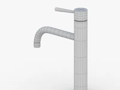 1647 - Water Tap Low-poly 3D model