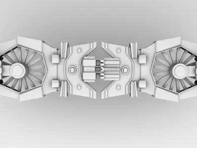 Hoverboard star wars weapon 3D model