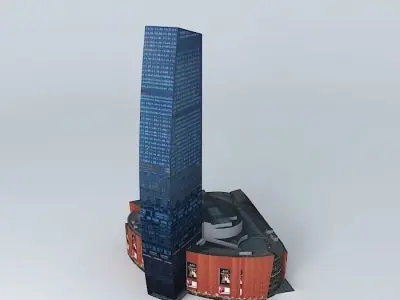 Shanghai Zhongshan Renaissance Hotel Cloud Nine Shopping Mall Free 3D model