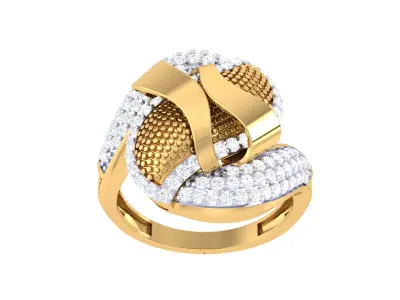 Women Ring  Render 3dm STL OBJ FBX Details 3D print model 130