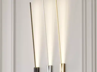 Lever LED Wall Sconce By Kuzco Lighting 3D model