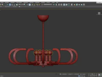 Tobia Chandelie Low-poly 3D model