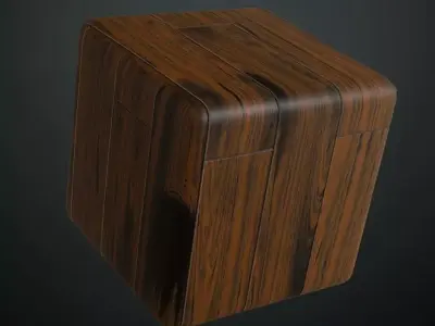 Polished Walnut Herringbone Parquet PBR Seamless Texture purchase