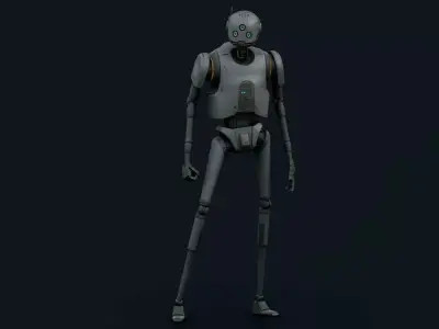  IMPERIAL DROID-03 Rigged for Unreal Engine - Unity - MIXAMO 3D model
