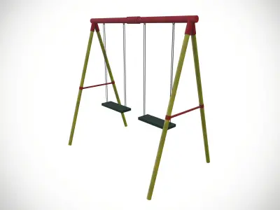 Swing Low-poly 3D model