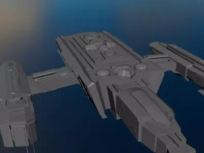 Spaceship 3D model 28