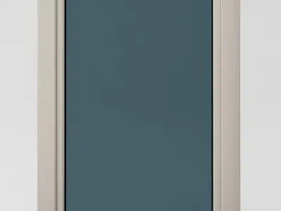 Plastic casement window 06 3D model