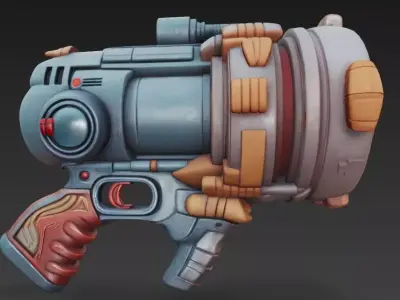 Dragons Breath Plasma Incinerator Low-poly 3D model