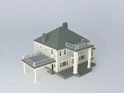 Southern Mansion Free 3D model