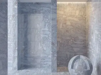 Marble wall 261 3D model
