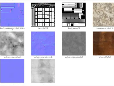 Industrial farm shed barn store  with sliding doors 3d model 3D model