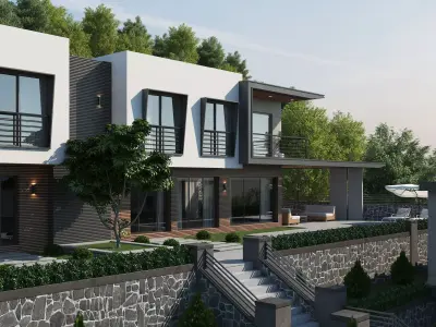 Modern Villas 1 3D model