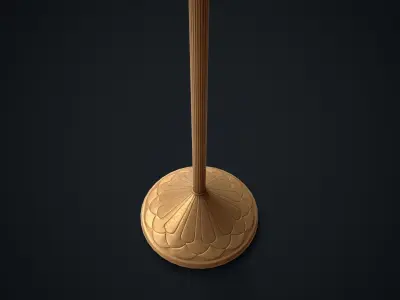 1930s Floor Lamp Low-poly 3D model