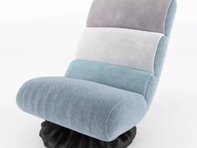 Adjustable Floor Chair 3D model