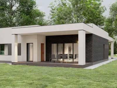  modern Residential house 3D model