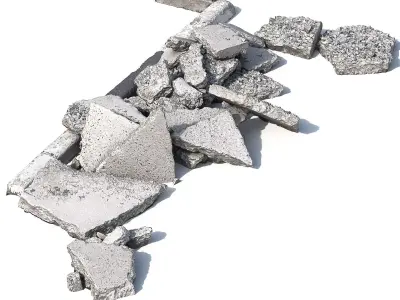 Concrete Debris  3D model
