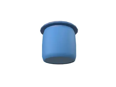 Rubbish Bin Icon V1 003 Low-poly 3D model