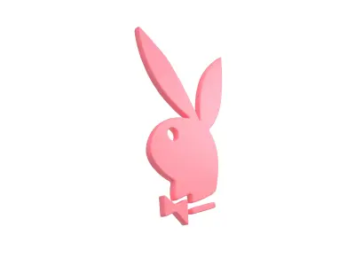 Playboy Logo v1 005 Free low-poly 3D model