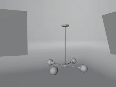 ceiling light lamp Low-poly 3D model