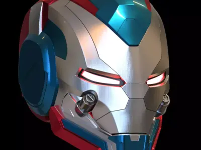 Iron Patriot war machine MK2 3d printable model 3D print model