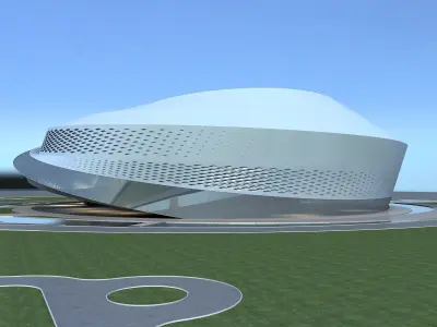 Exhibition Hall 3D model