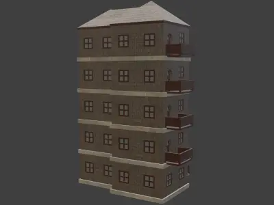 House Model 81 Low-poly 3D model