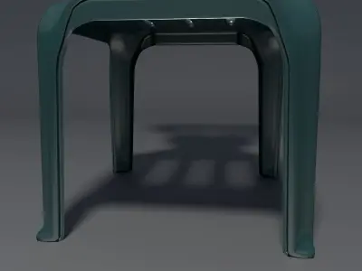 Plastic Chair - 1 - d 3D model