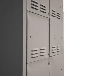 Vintage Locker 3D model