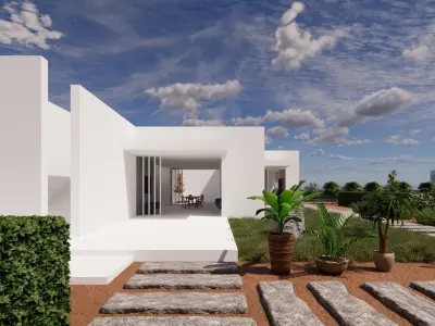 The Void House - pkiNCEPTiON - 3D Architectural Model  3D model