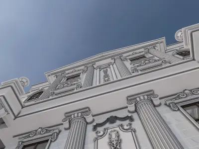 palace exterior design 3D model