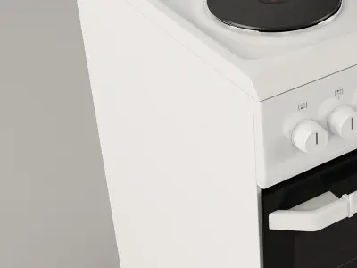 appliances equipment stove Integrated Kitchen 3D model