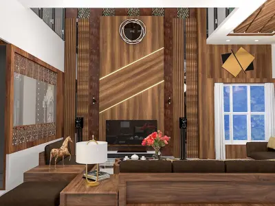 4BHK Modular Interior 3D model