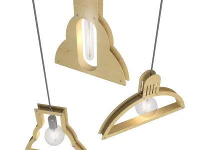 Hanging lamp Nowodvorski Frame 3D model