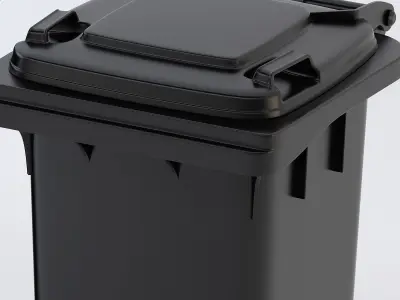 Wheeled-bins 120L 1100L 3D model