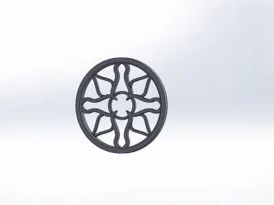 Gothic window 2 3D model