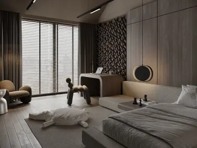 Kids Room in France 3D model