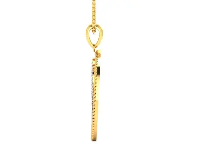 Solitaire Pendants  3D print model 6