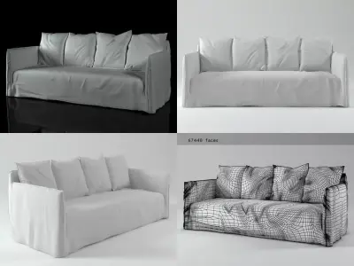 Ghost 12 Sofa 3D model