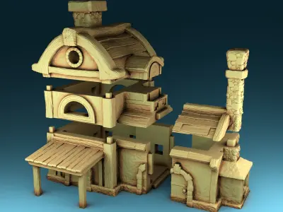 House of Scientists 3D print model