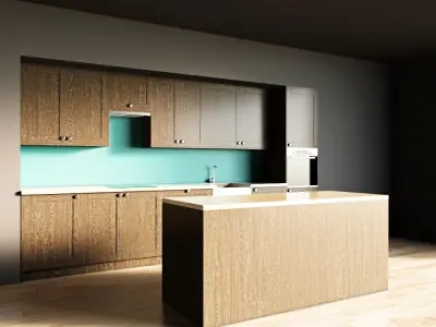 82-Kitchen10 texture 7 3D model