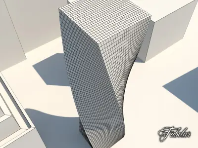 Building 16 Low-poly 3D model
