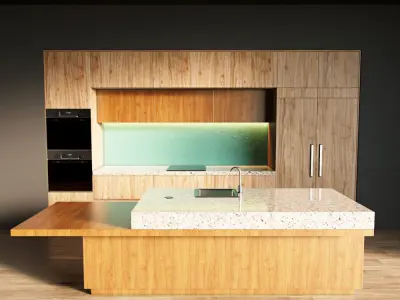 49-Kitchen1 texture 5 3D model