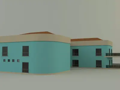 Main building 3D model