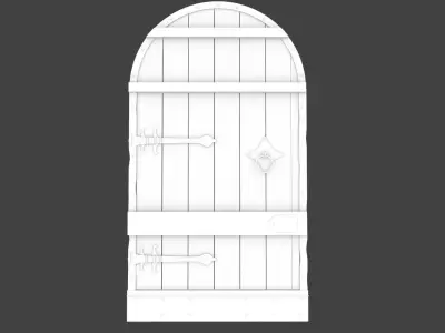 Medieval Door 3D model