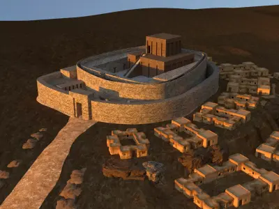 Mesopotamian Settlement 3D model