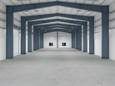 Warehouse 3d model 3D model